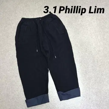 3.1 Phillip Lim 필립 림 하프 팬츠 7부 소매 블랙