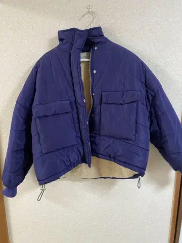 W.W.G 다운 자켓 보라색