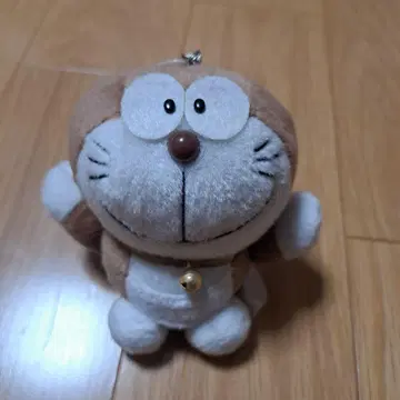 도라에몽 버블 버블 봉제 인형 키링 세피아 도라에몽 택 포함
