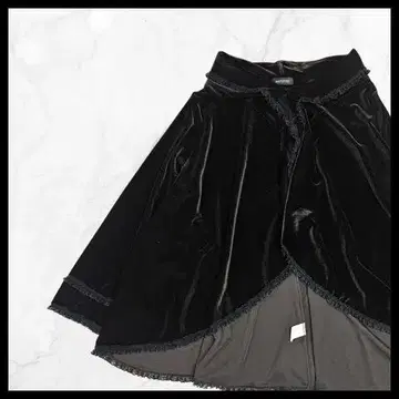 AKITZUKI 벨벳 블랙 케이프 코트 벨로아 케이프 스타일