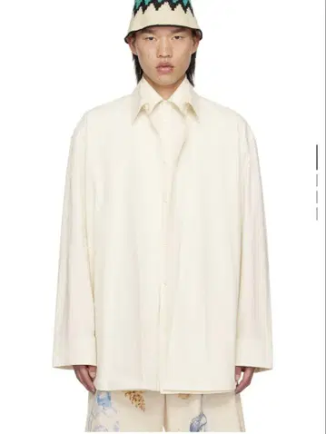 JIL SANDER 레이어드 셔츠 베이지 질 샌더 2024SS