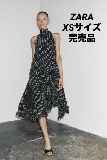 ZW COLLECTION 도트 무늬 홀터넥 원피스 XS