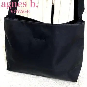 에네스베 보야주 토트백 원숄더 나일론 자수 로고