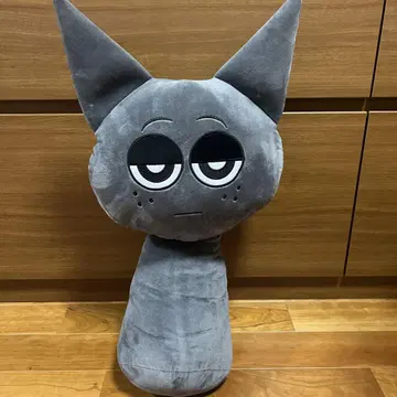 무표정 고양이 캐릭터 봉제 인형