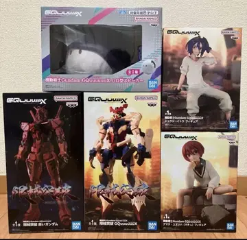 Gundam GQuuuuX 피규어 4종과 스피커 세트