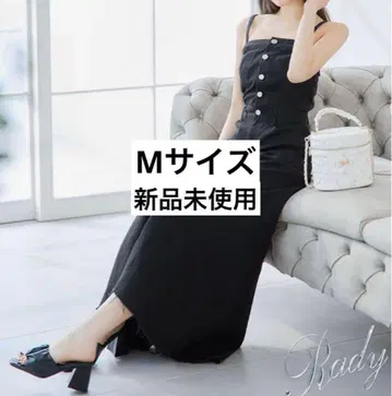 rady 데님 롱 원피스 블랙 M 사이즈