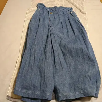 플라보아 린넨 데님 시착만 한 상품 미사용품 데님 팬츠 사이즈 0