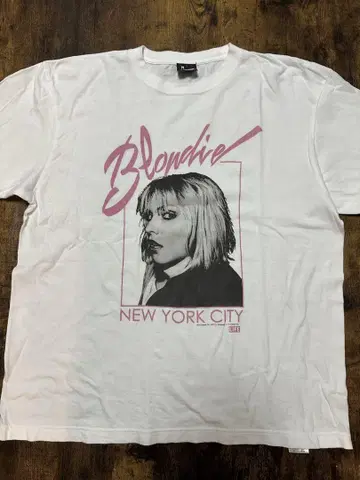 Blondie 티셔츠 M 사이즈 화이트 LIFE 라이프