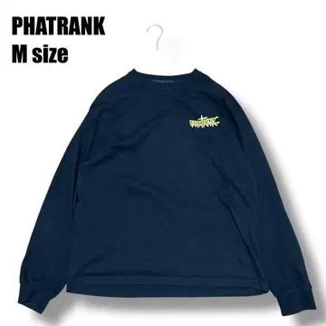 PHATRANK 팻랭크 롱T 긴팔 티셔츠 M사이즈 블랙