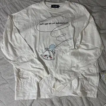 치이카와 긴팔 티셔츠 화이트 모몽가