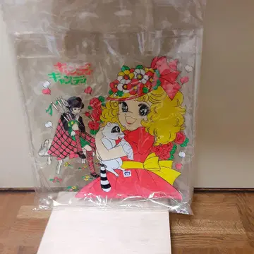 1970년대 캔디 투명 백 당시 물품 미사용 새상품 쇼와 물품 일본 제품
