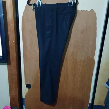 블랙 슬랙스 벨트 루프 포함