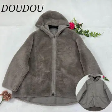 H650 미사용 새상품 F 두두 리버서블 무스탕 코트 여성용