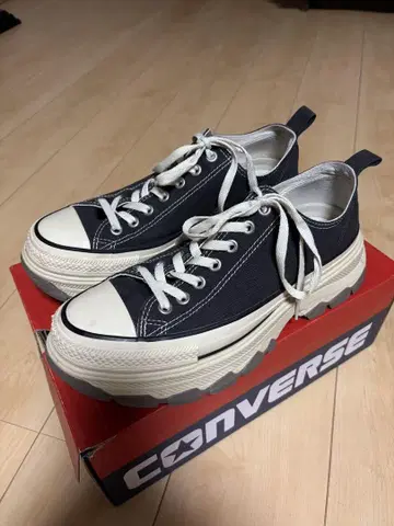 CONVERSE ALL STAR 통굽 스니커즈 블랙 컨버스