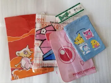 [Pokmon] 초기 런치 크로스 미니 타월 외 4종 세트 미사용 새상품