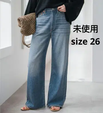 미사용 26 S*S 별주 SMU RIBCAGE WIDE LEG 리바이스