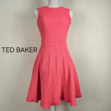 택 포함 새상품 TED BAKER 테드 베이커 원피스 드레스 핑크