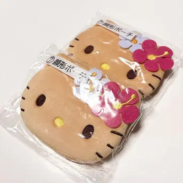 일광화상 키티 복권 파우치 얼굴 모양 파우치 당첨 복권 산리오 키티