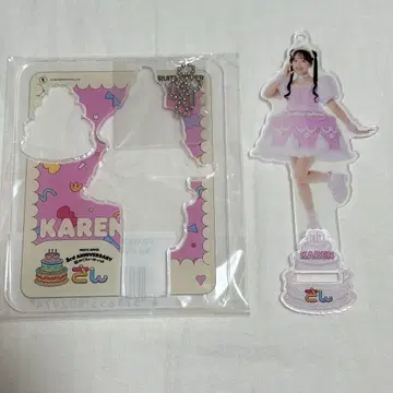 FRUITS ZIPPER 마츠모토 카렌 님 케이크 의상 아크릴 스탠드