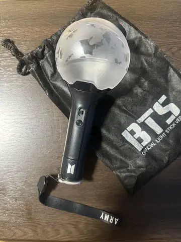 BTS 공식 응원봉 Ver.2 Ver.3 천 케이스 포함