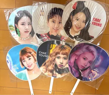 TWICE 채영 부채 세트