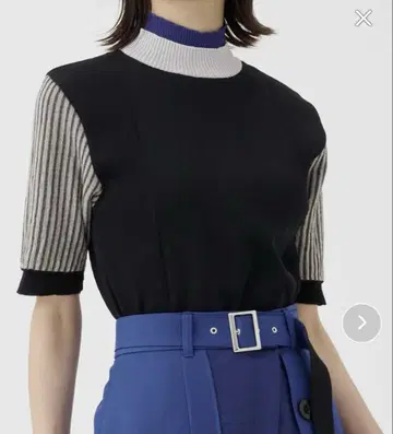 유나이티드 도쿄 시어 콤비 블로킹 니트 워셔블