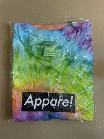 Appare! 하차케 티셔츠 타이다이 2XL