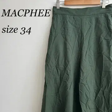 MACPHEE 맥피 투모로우랜드 팬츠 밀리터리 34