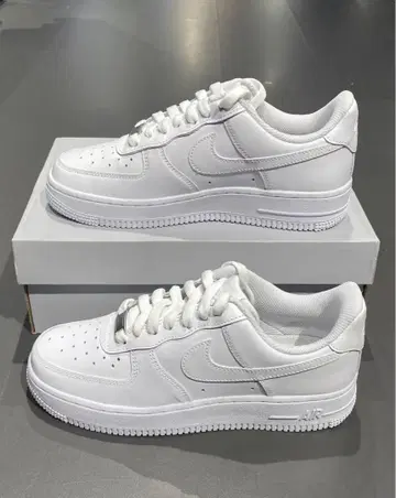 Af1 순백색 남성용 및 여성용 스포츠 캐주얼 슈즈