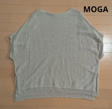 MOGA 모가 니트 2 와시 폴리에스테르 TSUMUGI 오분 소매 메쉬