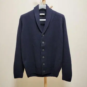 [ 새상품급 ] 존스메들리 캐시미어 혼방 숄칼라 가디건