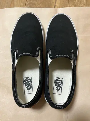 VANS 슬립온 블랙 27cm