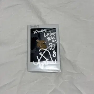 치바 쇼야 친필 사인 폴라로이드