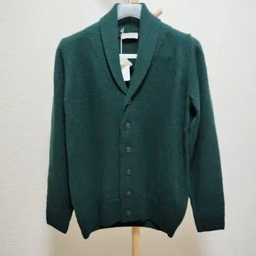 [새상품] 존스메들리 캐시미어 혼방 숄카라 가디건