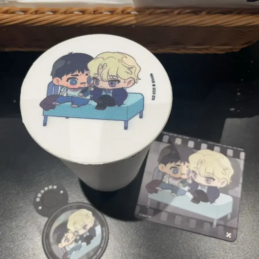 CAFE LEBOM backlight バッグライト 特典 PETスタンド Backlight Le Bom Dessert Pre-order Benefit Coaster & PET
