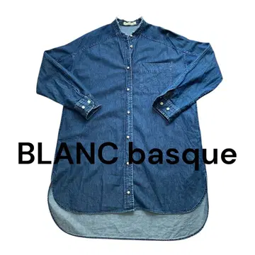 BLANC basque 데님 롱 셔츠 사이즈 38