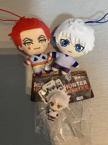 키루아 히소카 HUNTER x HUNTER 봉제 인형 입체 러버 마스코트