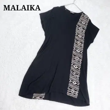 MALAIKA 마라이카 블랙 레이온 루즈핏 롱 원피스