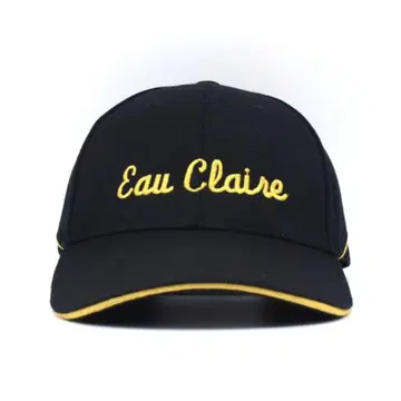 Eau Claire 오클레어 자수 캡 구제 의류 수베니어 블랙
