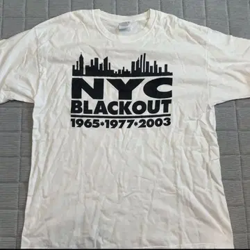 00s new york city blackout 셔츠 XL hanes