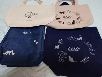 KALDI 고양이의 날 백 등 4점 묶음 판매