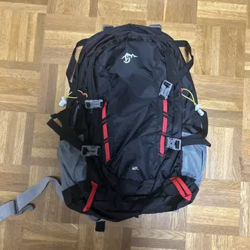40L 메쉬 뒷면 백팩 블랙