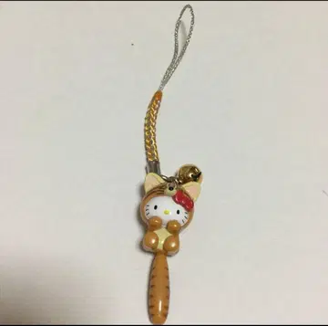 레트로 지역 키티 스트랩 키링 헬로키티