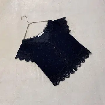 OA2625 [로얄 파티] 블라우스 [F] 전체 레이스 자수 크롭 길이