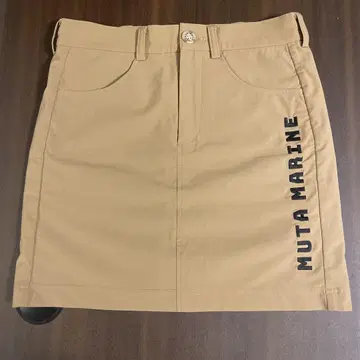 MUTA MARINE 사이드 로고 스커트