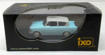 ixo 모델 1/43 포드 앵글리아 1962 블루/화이트 CLC075