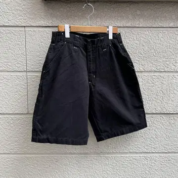USED USA 구제 의류 블랙 페인터 숏 팬츠 블랙 빈티지