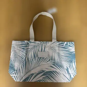 ALOHA 야자 리프 무늬 에코백 대형