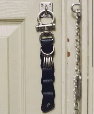 LIDNM Llife LEATHER KEY CHAIN BLACK 새상품