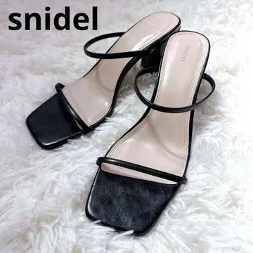 미품 스나이델 스트랩 힐 샌들 L 사이즈 24.5cm